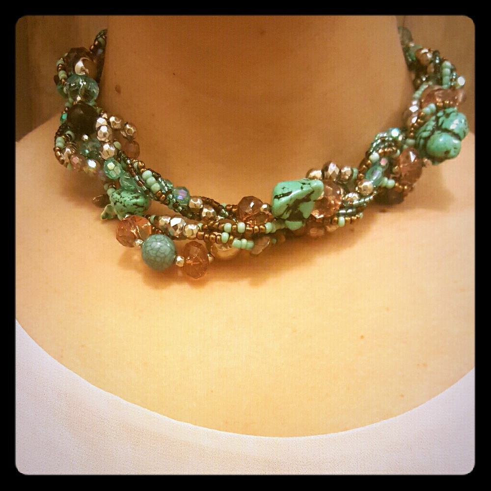 Beaded choker